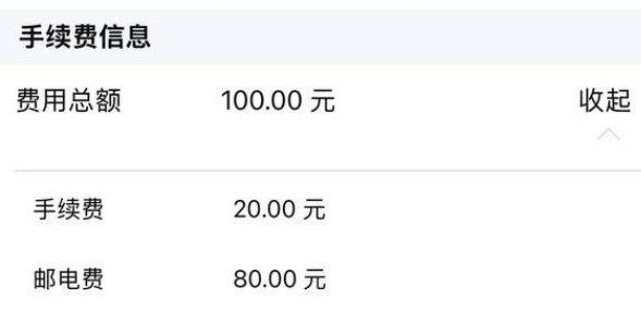 🆕 已确认每笔收费100元人民币